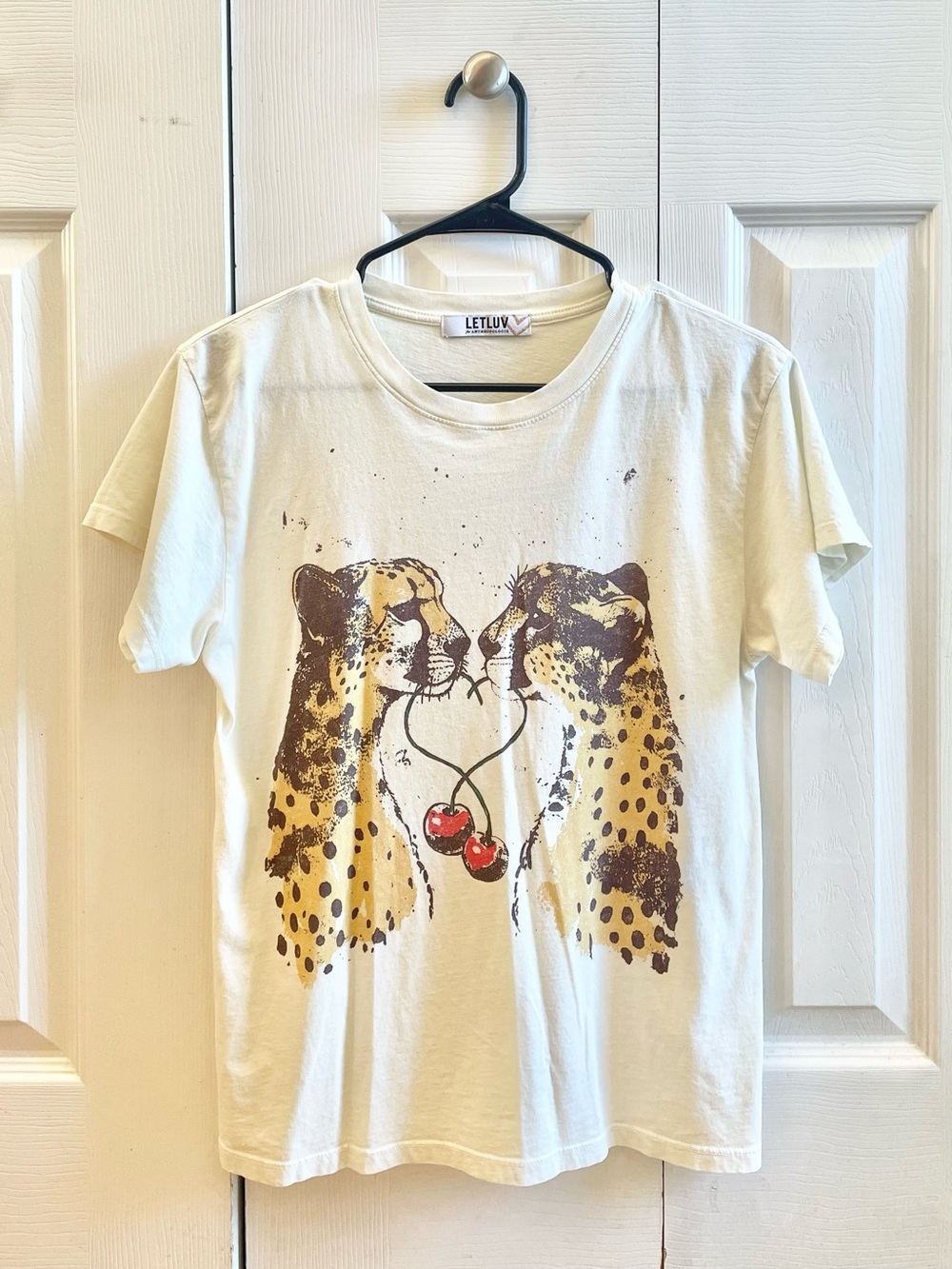 Letluv for Anthropologie: Cheetah Graphic Tee